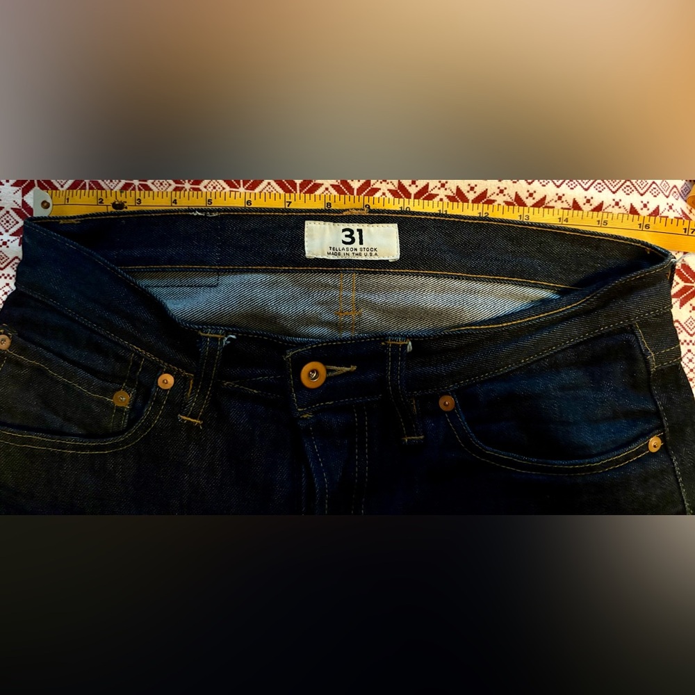 Tellason Stock Cone Mills 14oz. Worn twice